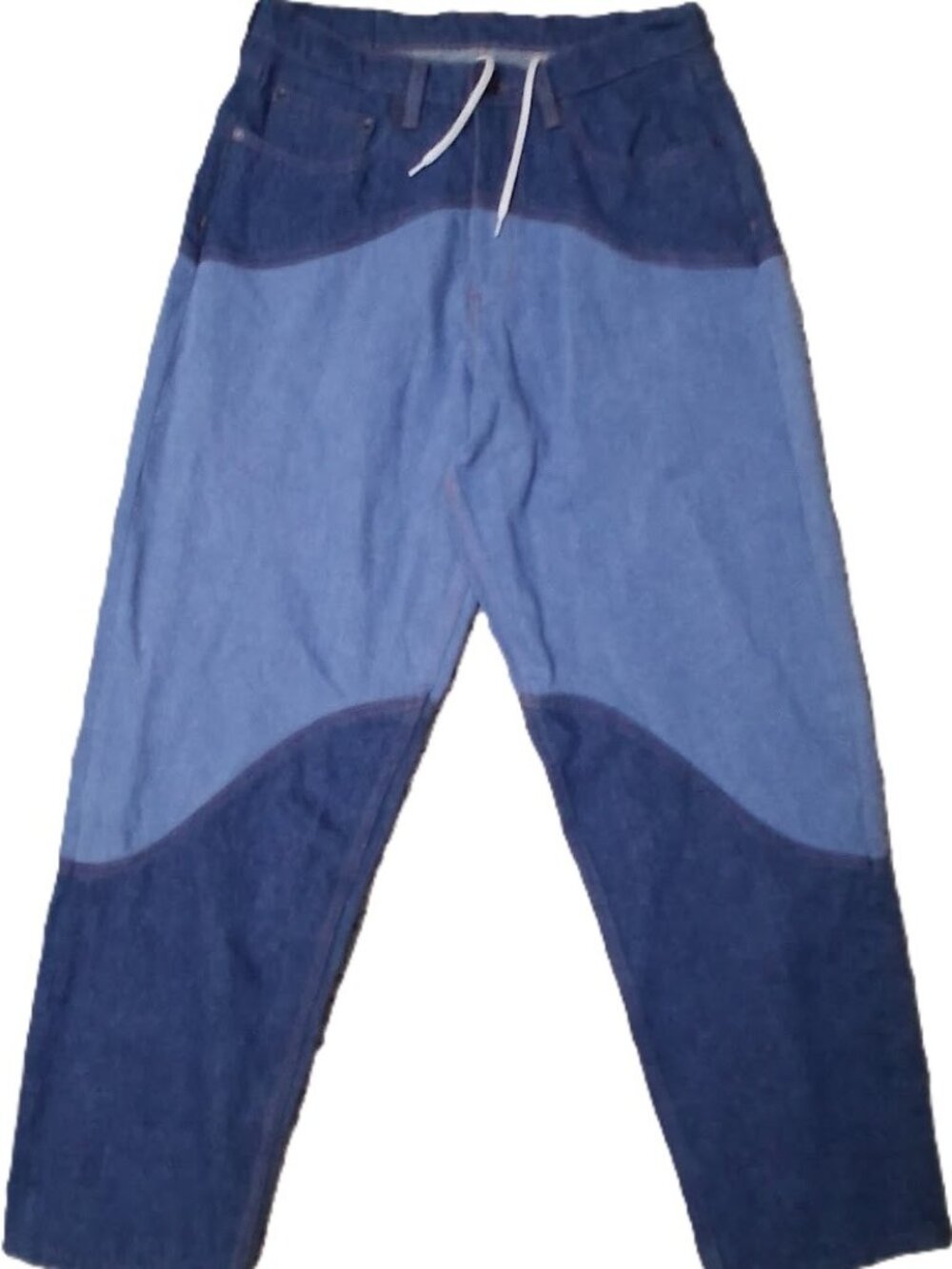 Levis Super Baggy Jeans Men 32x34 Blue Color block Urban Outfitters Skateboardin